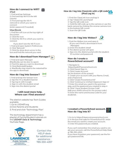 USD 497 Family Tech Guide USD 497 Family Tech Guide