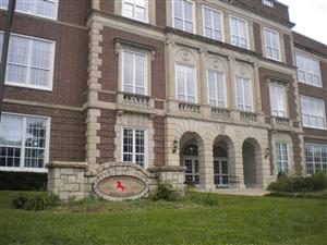 Front of the building 
