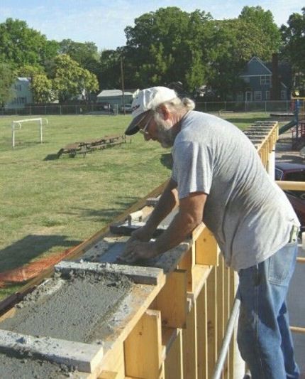 finishing beam 