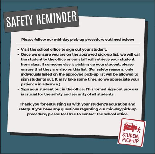 Safety Reminder