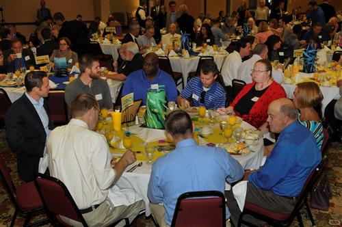 A great crowd enjoyed breakfast and supporting the Lawrence Public Schools. 