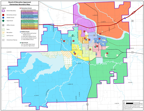 map of elementary school boundaries